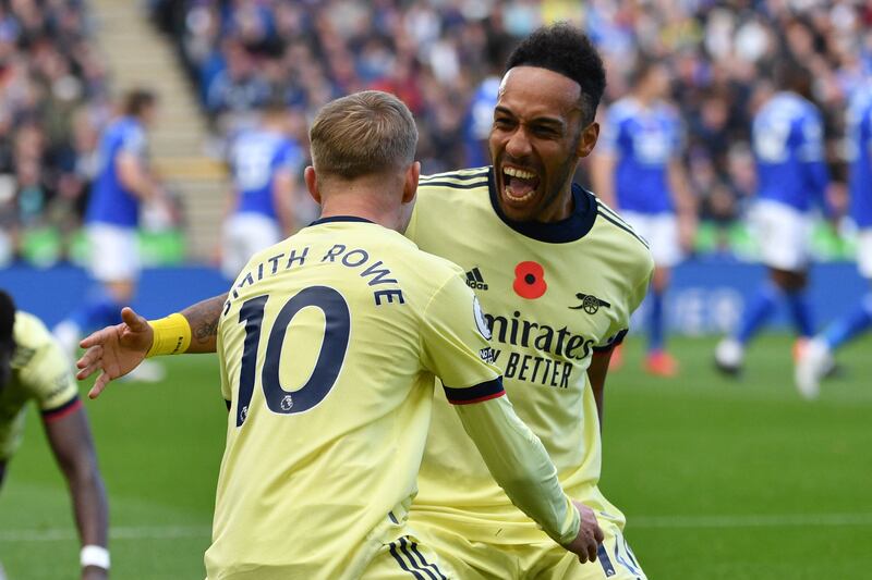 Pierre-Emerick Aubameyang - 7, Pressed brilliantly from the front in the first half and did well to earn some respite for his defence in the second. Was unlucky to see his ball across the box cleared and effort from the ensuing corner saved. AFP