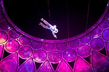 An artist performs during the closing ceremony of the Dubai Expo 2020, in Dubai, United Arab Emirates, March 31, 2022.  REUTERS / Rula Rouhana     TPX IMAGES OF THE DAY