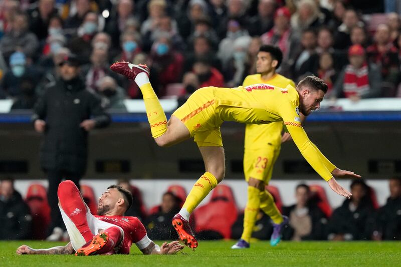 SUBS: Jordan Henderson (Alcantara 61') - 6. The 31-year-old grafted away in midfield and produced one dangerous through ball to Jota. AP