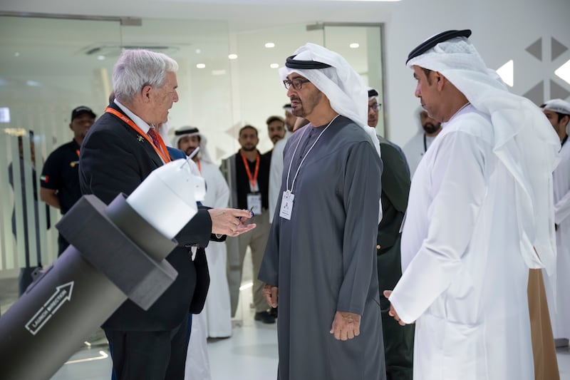 President Sheikh Mohamed tours the event