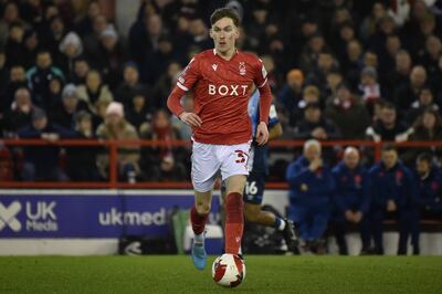 James Garner has impressed on loan at Nottingham Forest and will be among a number of players hoping to impress Ten Hag. AP