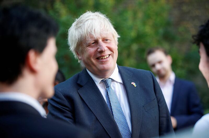 Britain's Prime Minister Boris Johnson could attempt a comeback as prime minister, according to his former colleague Rory Stewart. AFP