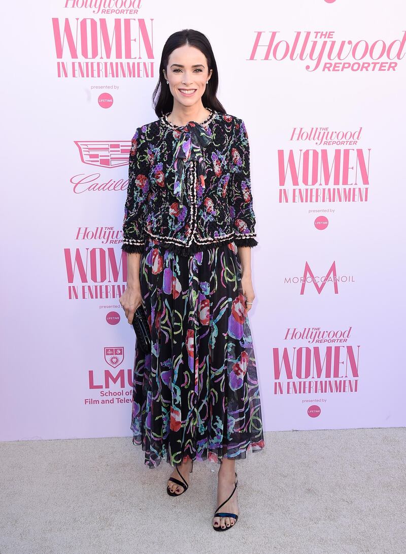 Abigail Spencer wears Chanel at The Hollywood Reporter's Women in Entertainment Breakfast Gala. AP