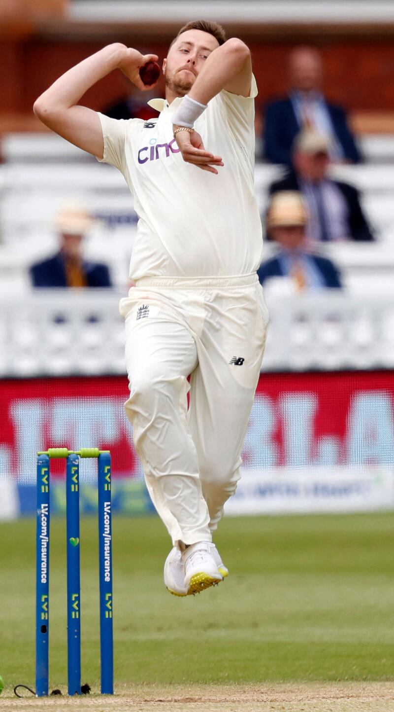 England's Ollie Robinson picked up seven wickets in the first Test against New Zealand at Lord's on his debut.