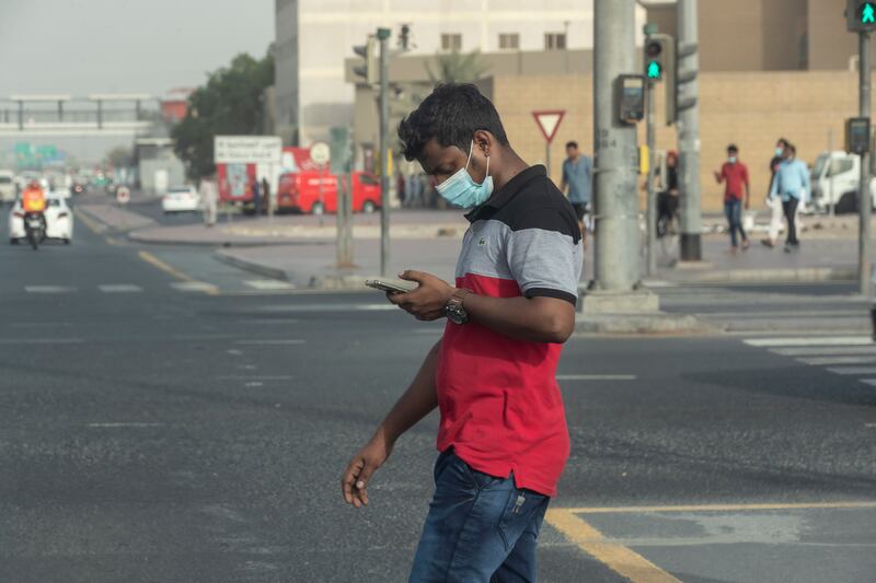 Masks are worn to prevent the spread of Covid-19.
Antonie Robertson/The National
