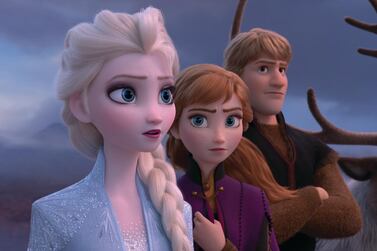 The gang is back: Elsa, Anna, Kristoff and Sven. Courtesy Disney 