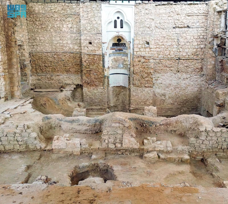 The announcement of the archaeological discoveries is part of the efforts of the Historic Jeddah Revival Programme.