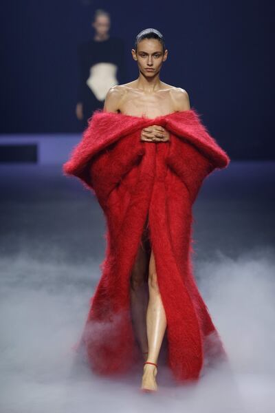 This is the first time a designer from the GCC has been included in the official haute couture roster. AFP
