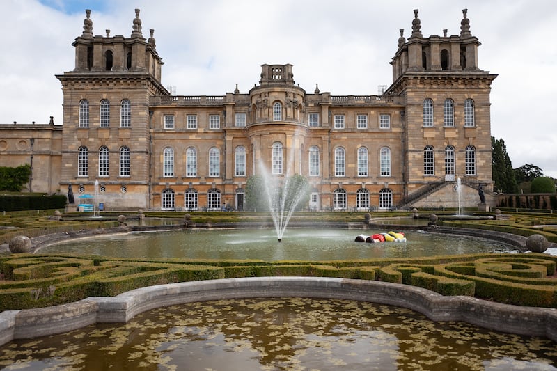 Blenheim Palace in Oxfordshire, England.
