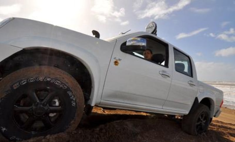 The tennis player Fatima-Zahrae el Allami, above, will be competing in her first rally. The Aïcha Gazelles Rallye is more about navigation than speed, and they are not allowed to use GPS.