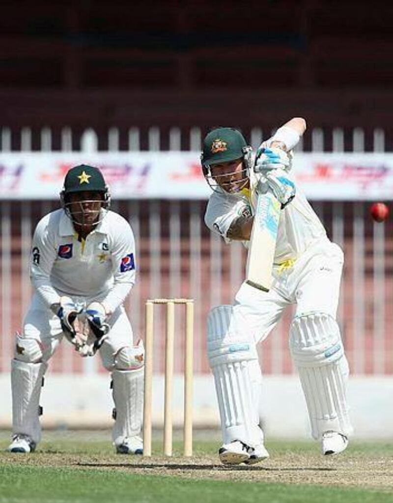 Australian cricketer Michael Clarke, right, picked up his hamstring injury in the first one-day international against South Africa a fortnight ago and was subsequently ruled out of the remainder of the five-match series. Francois Nel/Getty Images