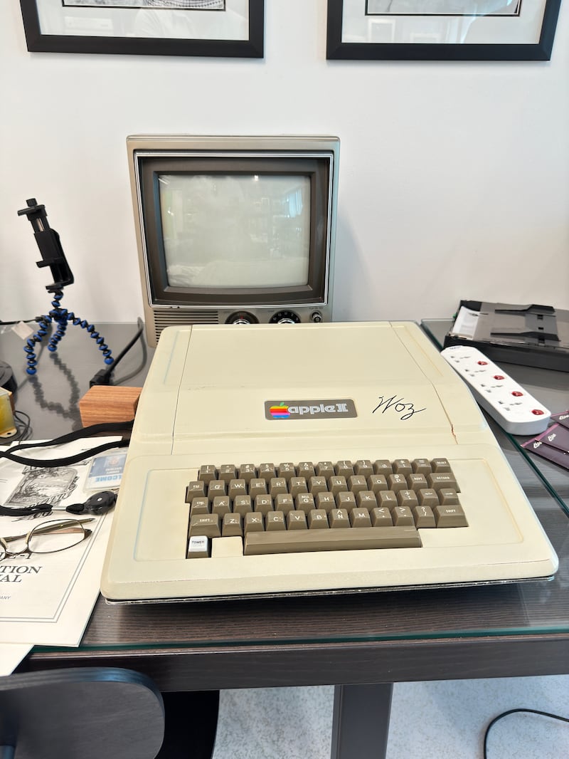 The Apple II (serial #92), signed by Steve Wozniak, has no vents on the casing, making it very rare. The National