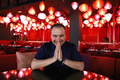 DUBAI , UNITED ARAB EMIRATES – Nov 23 , 2016 : Tim Raue , Celebrity Chef at the Dragonfly restaurant in the City Walk in Dubai. ( Pawan Singh / The National ) For Arts & Life. Story by Rob Garratt. ID No - 74623 *** Local Caption ***  PS2311- DRAGONFLY04.jpg