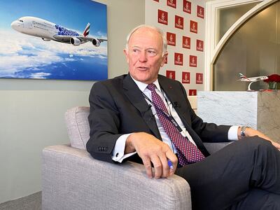 Emirates airline president Tim Clark. Reuters