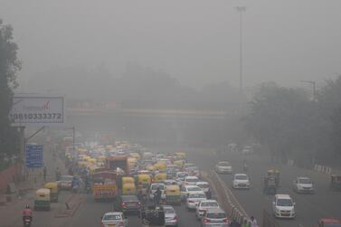 Delhi has been gripped by toxic smog for several days, leading authorities to take strong masures such as limiting the use of cars on the roads. AP    
