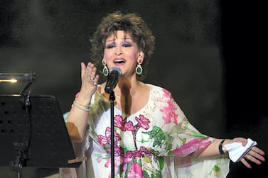 Algerian singer Warda Al Jazairia performs in her homeland in 2009. AFP