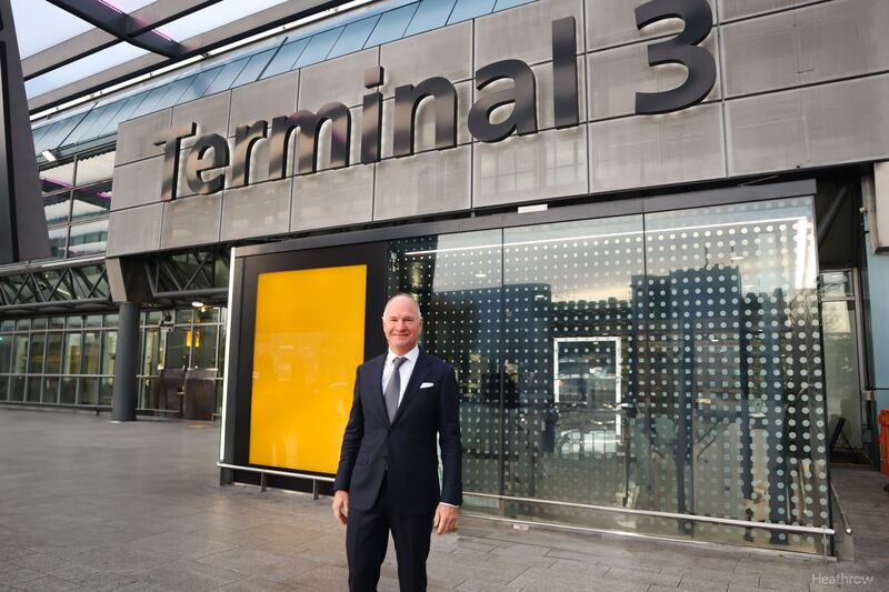 Heathrow's new chief executive, Thomas Woldbye, was previously the boss of Denmark's Copenhagen airport. PA
