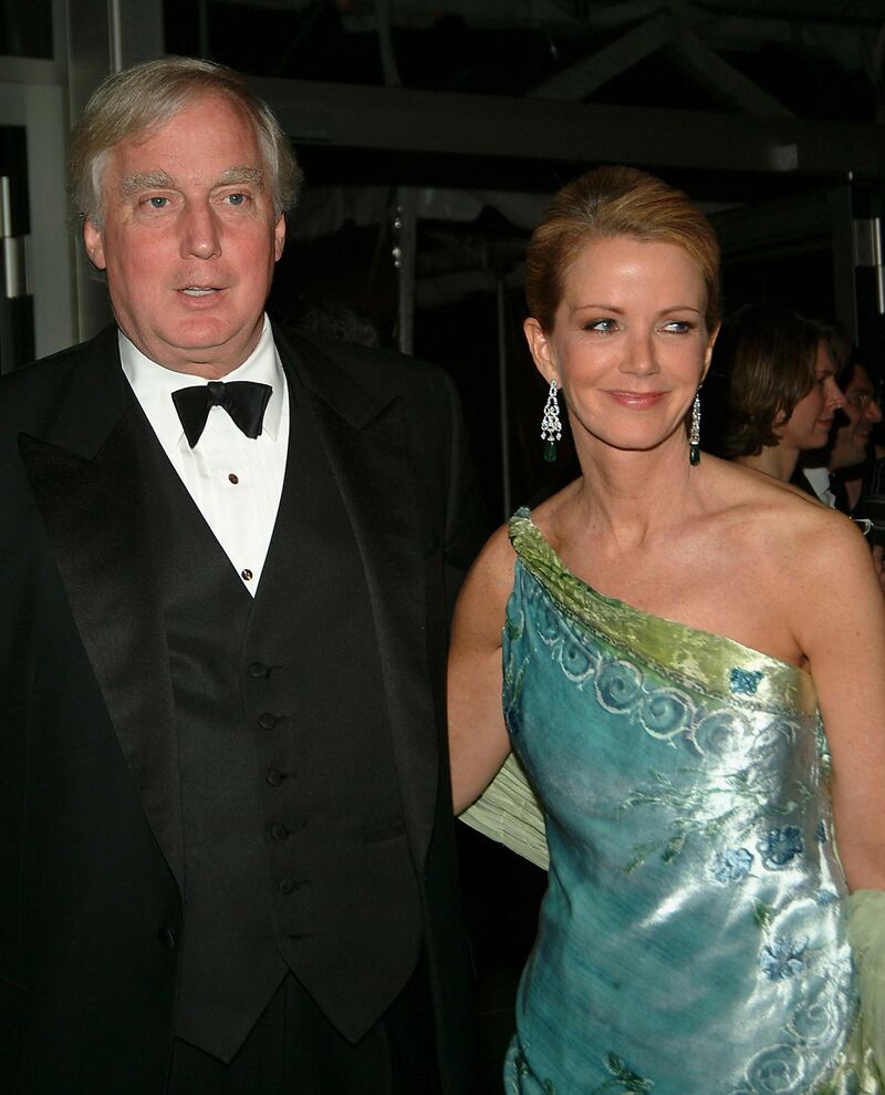 Robert and Blaine Trump attend American Ballet Theatre (ABT) celebrating its 65th anniversary with the Annual Spring Gala at the Metropolitan Opera House New York, May 23, 2005. AFP