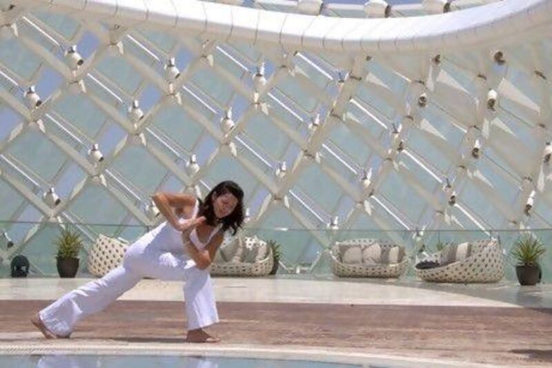 Make the most of the heat and relax with a yoga package at The Yas Hotel in Abu Dhabi.