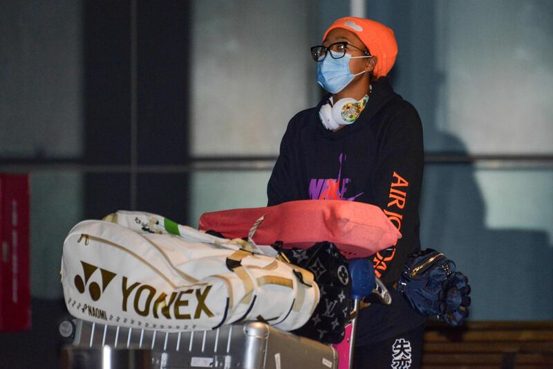 Japanese tennis player Naomi Osaka. AFP