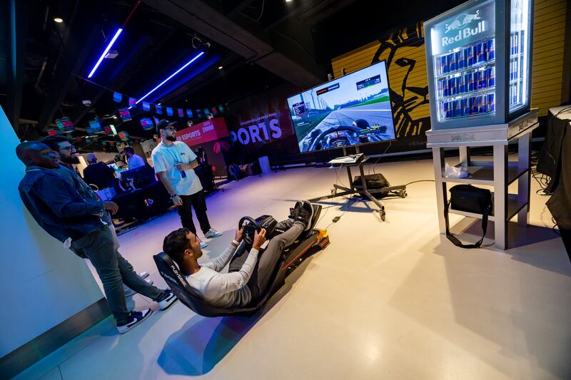 Fans enjoyed the gaming activities at the Blast Gaming Zone