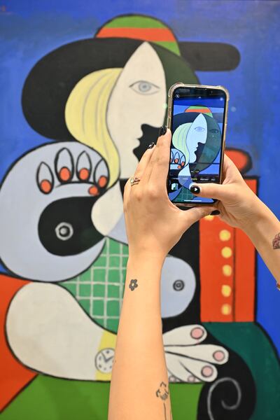 Femma a la Montre is one of only three Picasso portraits where the sitter wears a watch. Getty Images 