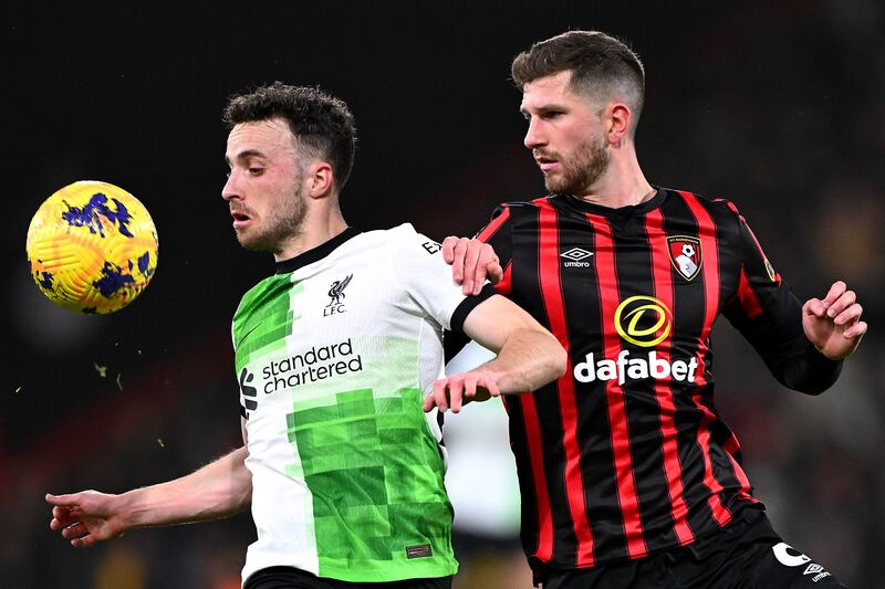 Defender, linked with loan move away from Cherries this month, recalled to side due to injuries. Cherries defence was ripped open by slick Liverpool after break. Getty Images