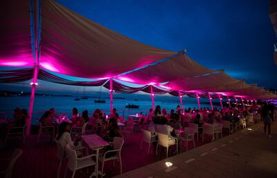 Ibiza's famous Cafe del Mar is known for its sunset to sunrise sessions. AFP
