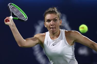 Simona Halep clinched her first title of the season at the Dubai Duty Free Tennis Championships. Getty Images