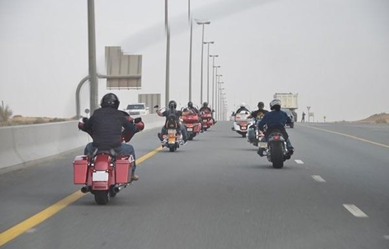 Half of all motorbike accidents in Abu Di since the start of 2016 involved riders aged between 18 and 30. Courtesy Abu Dhabi Police