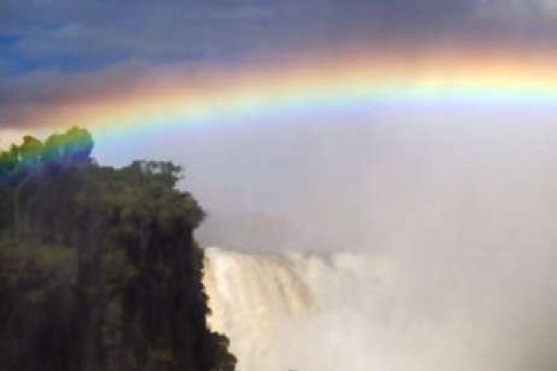 Victoria Falls draws thousands of tourists to Zimbabwe every year.