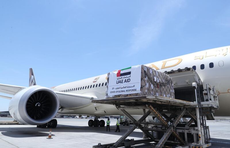 ABU DHABI, 15th June 2020 (WAM) – As part of efforts to strengthen the capacity of the health sector in various countries to overcome the COVID-19 crisis, the United Arab Emirates today sent an aid plane containing 12.4 metric tons of medical supplies to Jordan. Wam