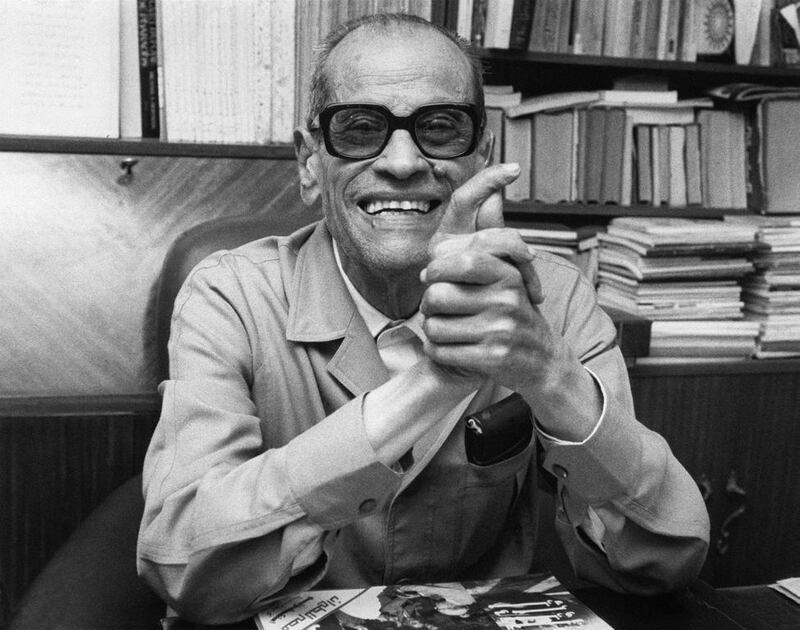 Egypt’s Naguib Mahfouz is the only Arab to have won the Nobel Prize for literature. Peter Oftedal / AFP