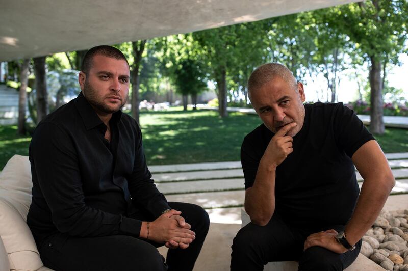 Saab and his son, the brand's director, Elie Saab Jr.