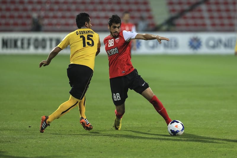 Majed Hassan, Al Ahli. 2013/14: 22 appearances. Sarah Dea / The National