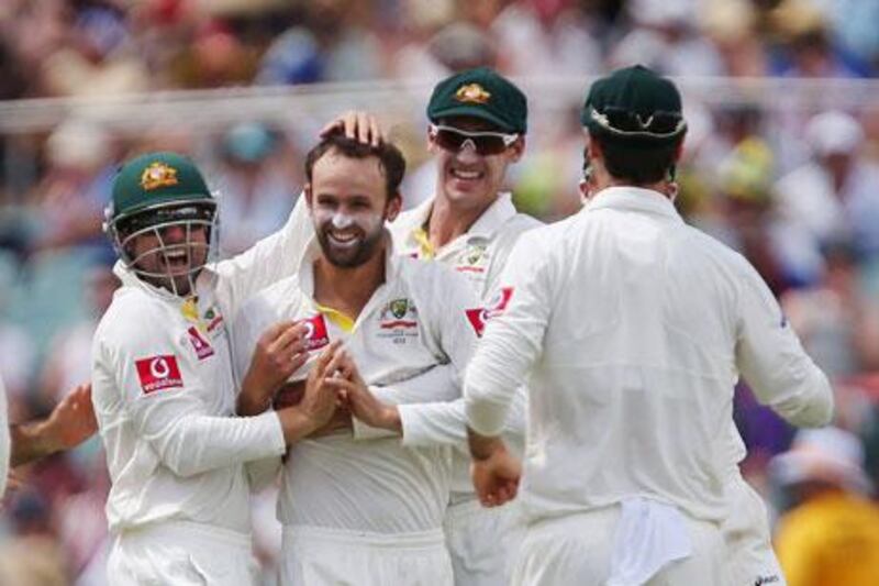 Nathan Lyon currently spearheads Australia's spin attack.