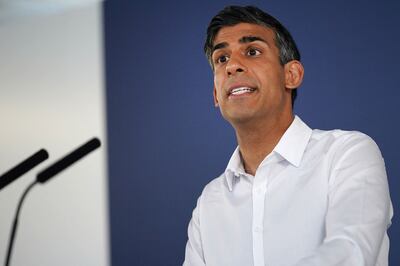 Rishi Sunak will raise the case of the UK being a leader in global AI regulation when he is in the US on Wednesday. AFP