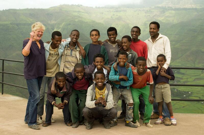 The Ben Abeba restaurant sponsors a youth football club who dine for free after tournament wins. Courtesy Ben Abeba