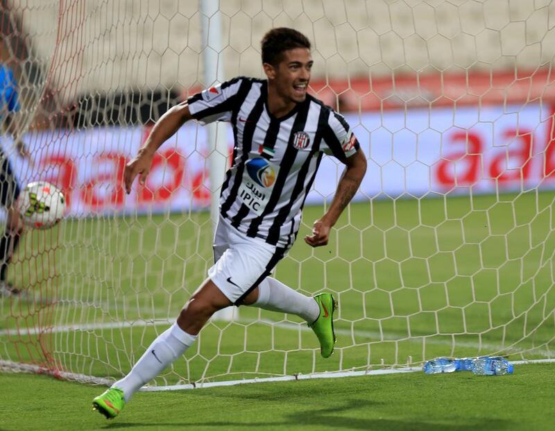 Manuel Lanzini shown during an April Arabian Gulf League match with Al Jazira. Ravindranath K / The National