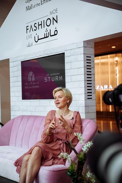 Skin specialist Barbara Sturm in Dubai