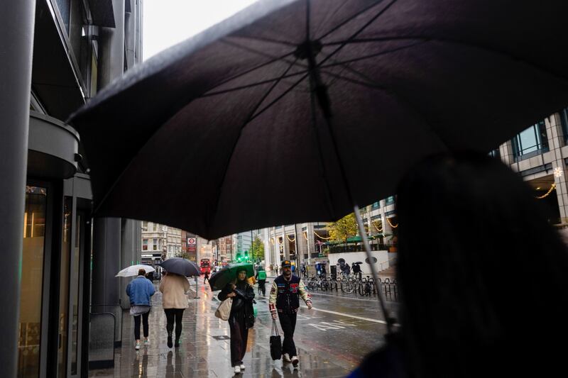 The UK economy is in the eye of a storm. Bloomberg