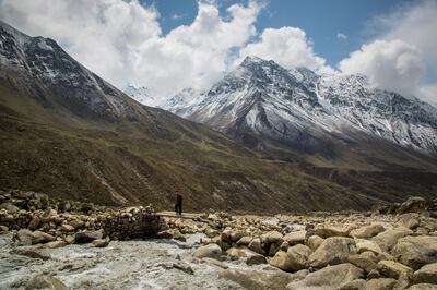 One of the spectacular mountain views from a hike around Mt Manaslu, Nepal. Stuart Butler