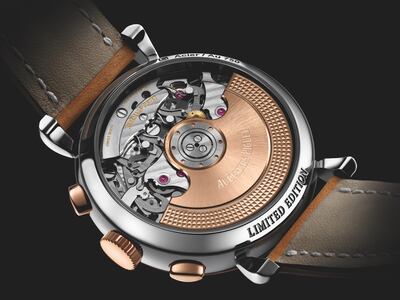 The Audemars Piguet [Re]master01 watch is based on the 1940s original. Photo: Audemars Piguet