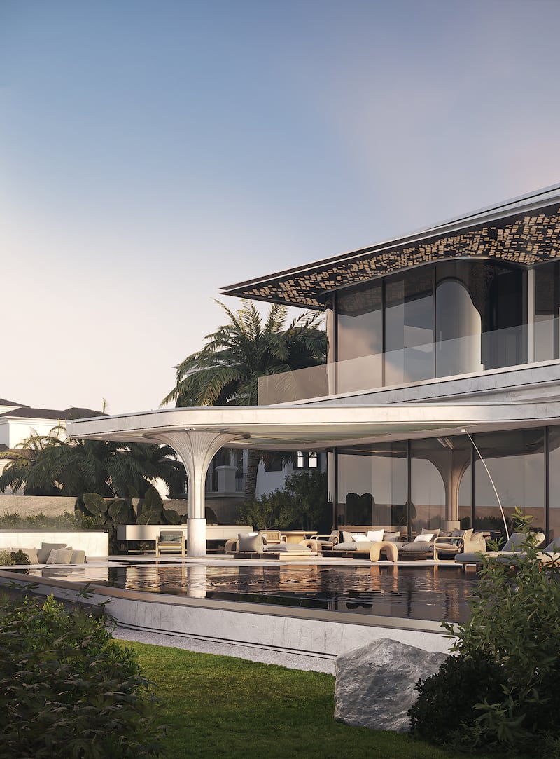 Called Dragonfly, the nine-bedroom, 2,500 square metre villa is inspired by the ornithopters or winged aircraft used in the sci-fi blockbuster