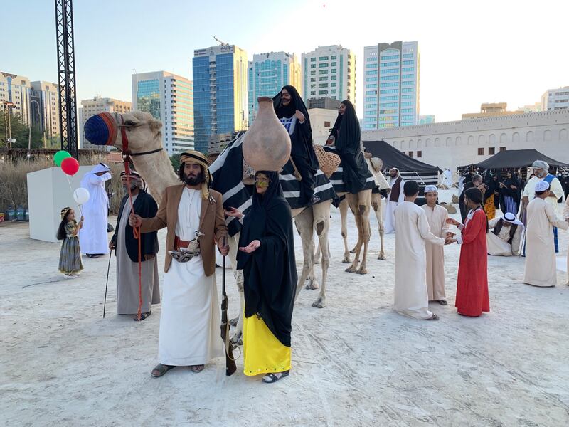 From historic cars to classic songs and crafts, the UAE’s Golden Jubilee was celebrated at one of the country's oldest structures, Qasr Al Hosn in Abu Dhabi. Cody Combs / The National