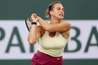Aryna Sabalenka defeated Barbora Krejcikova in a rematch of the Dubai quarter-finals. AFP