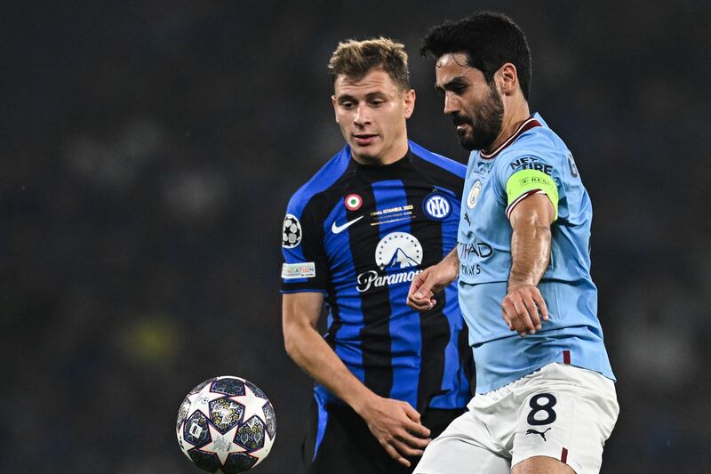Ilkay Gundogan - 6, A quiet but solid game from Gundogan in the middle of the field. The German was forced to sit deep and help the Premier League champions control proceedings from deep. AFP