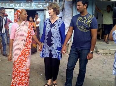 Here is a picture of Saroo with his Indian and Australian mothers in his hometown in India. For a Story by SNM Abdi in A&L, March, 2014.
CREDIT: Courtesy Saroo Brierley