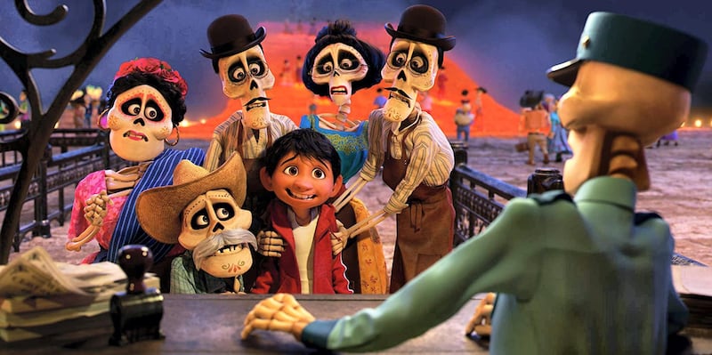 'Coco' (2017), Sophie Prideaux, assistant features editor: Like all good Pixar films, 'Coco' features just the right mix of humour and colour, alongside a story that tugs at the heartstrings. What makes the film so great though is the way it tells the story of a Mexican cultural tradition, the Day of the Dead celebrations. Courtesy Pixar