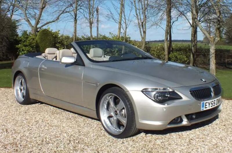 David Beckham's BMW 6 Series saw a markup of 130 per cent, having been put up for sale at £75,000.